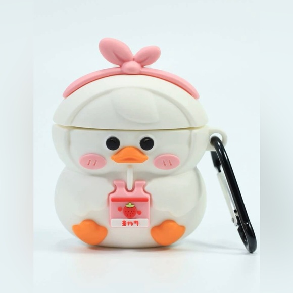 Cartoon Duck Shaped Airpods 1/2 Case - Picture 2 of 3